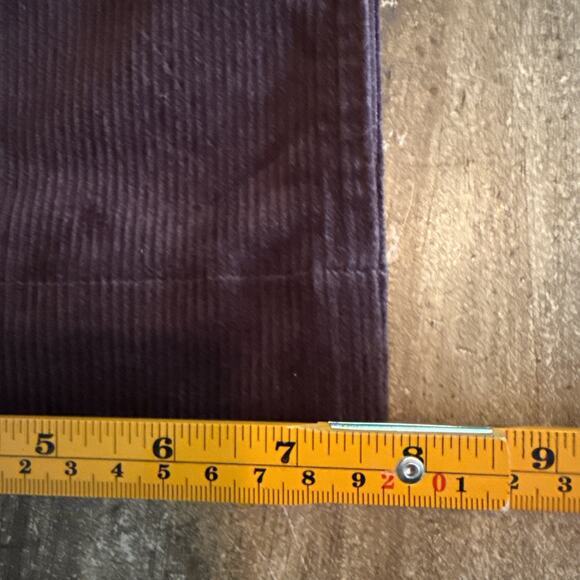 STAUD Womens Chisel Corduroy Pants Mahogany Solid Straight Button Zip Closure 2 - Picture 6 of 12